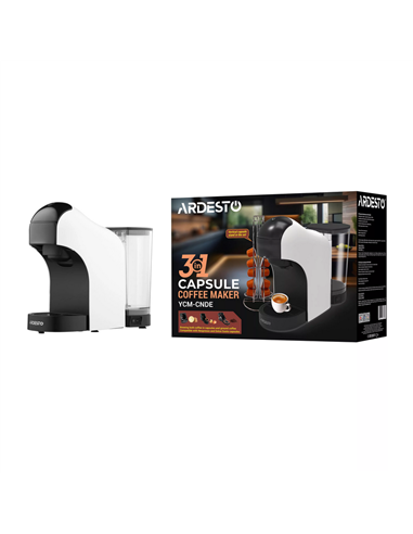 Cafetiera cu capsule Ardesto YCM-CNDE, 1400W, Alb