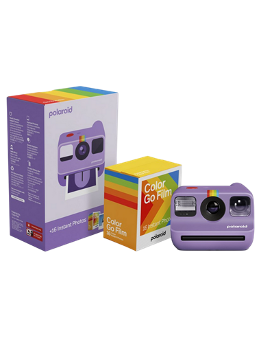 Cameră Foto Polaroid Go Gen2 + Color Film Bundle, Violet