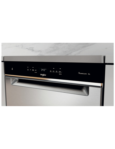 Mașină de spălat vase Whirlpool WFO 3T233 P 6.5 X, Oțel inoxidabil