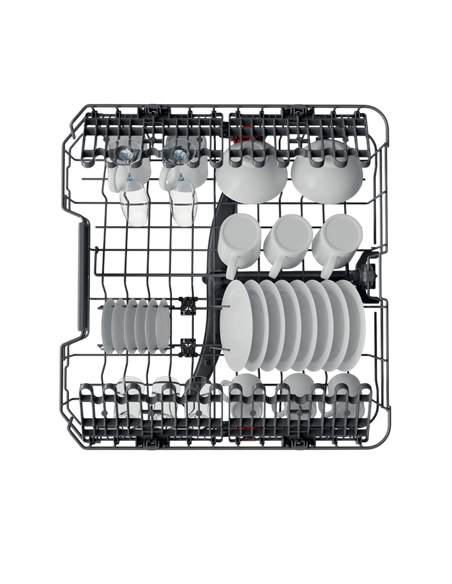Mașină de spălat vase Whirlpool WFO 3T233 P 6.5 X, Oțel inoxidabil