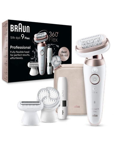 Эпилятор Braun SES9360, Белый | Золотистый