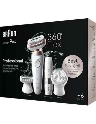 Эпилятор Braun SES9360, Белый | Золотистый