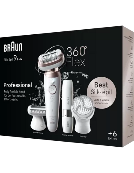 Epilator Braun SES9360, Alb | Auriu
