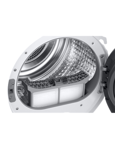 Uscător de rufe Samsung DV90T6240LE/UA, 9kg, Alb