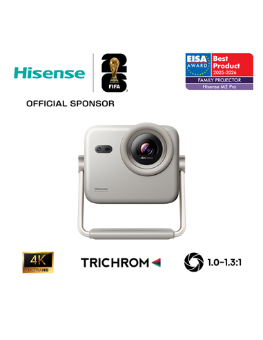 Proiector laser Hisense M2 Pro, 1300ANSI Lumens, 4K UHD (3840×2160)